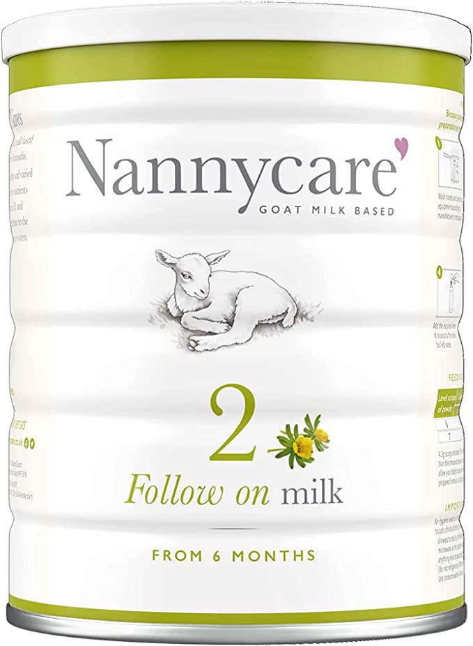 NANNYCARE GOAT MILK FOCUS MILK - Phase 2 (6-12 months) concern milk is made from full cream creamed goat milk. Nutrition Tailored Nanny Care Goat Milk Powder with Vitamin D-900g