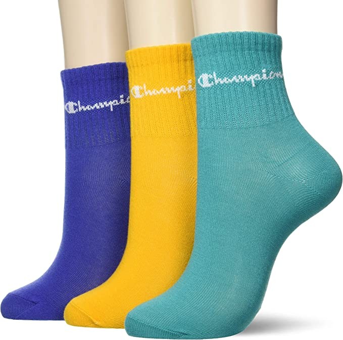 Champion Champion Socks 3 Pairs CWSCQ201 Women's Mixed Japanese S (Japanese サイズS Equivalent)